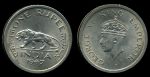 Британская Индия 1947 г. (Бомбей) • KM# 559 • 1 рупия • король Георг VI • тигр • регулярный выпуск • MS BU