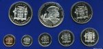 Ямайка 1975 г. • KM# PS12 • 1 c. - $10 • годовой набор • 7 монет • серебро - 80+ гр. • MS BU пруф!