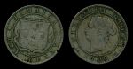 Ямайка 1890 г. • KM# 17 • 1 пенни • королева Виктория • герб Ямайки • регулярный выпуск • VF