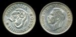 Австралия 1952 г. • KM# 46 • 1 шиллинг • серебро • Георг VI • баран • регулярный выпуск • MS BU ( кат. - $40-60 )
