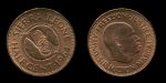 Сьерра-Леоне 1964 г. • KM# 16 • ½ цента • Милтон Маргаи • регулярный выпуск • MS BU