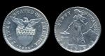 Филиппины 1921 г. • KM# 171 • 50 сентаво • американский орел на щите • серебро • регулярный выпуск • AU