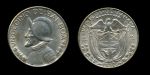 Панама 1934 г. • KM# 10.1 • ⅒ бальбоа • Васко де Бальбоа • серебро 2.5 гр. • регулярный выпуск • XF ( кат. - $95 )