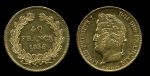 Франция 1834 г. A(Париж) • KM# 747.1 • 40 франков • Луи-Филипп I • золото • регулярный выпуск • BU- ( кат. - $1750+ )