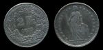 Швейцария 1878 г. B (Берн) • KM# 21 • 2 франка • серебро • регулярный выпуск • VF+ ( кат. - $100.00 )