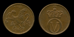 Норвегия 1959-72гг. KM# 410 / 2 оре бронза XF-UNC
