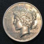 США 1927 г. D • KM# 110 • 1 доллар ("Доллар мира") • серебро • регулярный выпуск • AU
