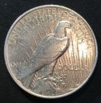 США 1927 г. D • KM# 110 • 1 доллар ("Доллар мира") • серебро • регулярный выпуск • AU