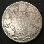 Канада 1919 г. • KM# 24 • 25 центов • Георг V • серебро • (последний год чеканки) • VG-