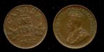 Канада 1933 г. • KM# 28 • 1 цент • Георг V • регулярный выпуск • XF+