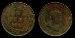 Канада 1904 г. • KM# 8 • 1 цент • Эдуард VII • регулярный выпуск • AU