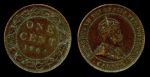 Канада 1904 г. • KM# 8 • 1 цент • Эдуард VII • регулярный выпуск • XF-AU