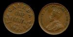 Канада 1932 г. • KM# 28 • 1 цент • Георг V • регулярный выпуск • AU