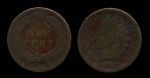 США 1897 г. • KM# 90a • 1 цент • "Индеец" • регулярный выпуск • VG-