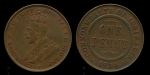 Австралия 1934 г. • KM# 23 • 1 пенни • Георг V • регулярный выпуск • XF ( кат.- $25 )