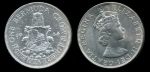Бермуды 1964 г. • KM# 14 • 1 крона • Елизавета II • серебро • регулярный выпуск • AU