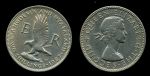 Родезия и Ньясаленд 1956 г. • KM# 6 • 2 шиллинга • орел • AU