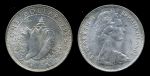 Багамы 1966 г. • KM# 8 • 1 доллар • раковина • герб островов • серебро 800 - 18.14 гр. • регулярный выпуск • MS BU