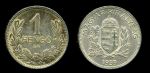Венгрия 1939 г. • KM# 510 • 1 пенгё • герб • серебро • регулярный выпуск • MS BU