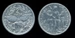 Новая Каледония 1998 г. • KM# 14 • 2 франков • птица Кагу • регулярный выпуск • BU-