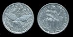 Новая Каледония 1995 г. • KM# 14 • 2 франков • птица Кагу • регулярный выпуск • BU-