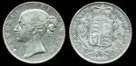 Великобритания 1844 г. • Sp# 3882 • 1 крона • королева Виктория • серебро • регулярный выпуск • VF ( кат. - $375 )