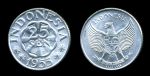 Индонезия 1955-1957 гг. • KM# 11 • 25 сен • национальная эмблема(орел) • регулярный выпуск • MS BU