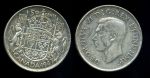 Канада 1947 г. • KM# 36 • 50 центов • Георг VI • серебро • регулярный выпуск • XF+