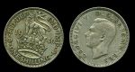 Великобритания 1940 г. • KM# 853 • 1 шиллинг • Георг VI • британский лев • регулярный выпуск • XF