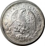 Мексика 1902 г. Mo AM (Мехико) • KM# 409.2 • 1 песо • орел • серебро • регулярный выпуск • XF-AU