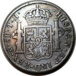 Мексика 1804 г. Mo TH • KM# 109 • 8 реалов • Карл III • серебро • регулярный выпуск • XF*
