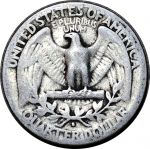 США 1939 г. S • KM# 164 • квотер (25 центов) • Джордж Вашингтон • серебро • регулярный выпуск • F-