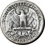 США 1940 г. S • KM# 164 • квотер (25 центов) • Джордж Вашингтон • серебро • регулярный выпуск • F+