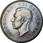 Канада 1949 г. • KM# 45 • 50 центов • Георг VI • серебро • регулярный выпуск • MS BU