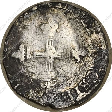 Франция 1610-1643 гг. • KM# 47 • ¼ экю • Людовик XIII • серебро 9 гр. • G