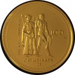 Канада 1976 г. • KM# 116 • 100 долларов • Олимпийские Игры, Монреаль • золото-917 - 16.97 гр. • MS BU Люкс!!