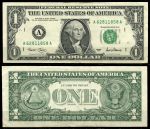 США 2001 г. A • P# 509 • 1 доллар • Джордж Вашингтон • регулярный выпуск • AU