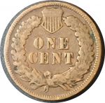 США 1904 г. • KM# 90a • 1 цент • "Индеец" • регулярный выпуск • F+