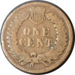 США 1902 г. • KM# 90a • 1 цент • "Индеец" • регулярный выпуск • VG