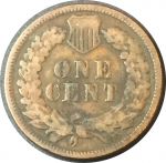 США 1896 г. • KM# 90a • 1 цент • "Индеец" • регулярный выпуск • F-VF