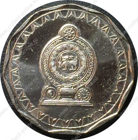 Шри-Ланка 2009 г. • KM# 181 • 10 рупий • символ Шри-Ланки • регулярный выпуск • MS BU