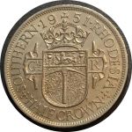 Южная Родезия 1951 г. • KM# 24 • полкроны • Георг VI • регулярный выпуск • UNC- ( кат.- $35+ )