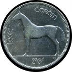 Ирландия 1934 г. • KM# 8 • полкроны • лошадь • серебро • регулярный выпуск • VF