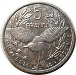 Новая Каледония 1998 г. • KM# 16 • 5 франков • птица Кагу • регулярный выпуск • MS BU