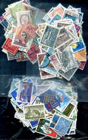 Финляндия • XX век • набор 250 разных старых марок • Used F-VF 