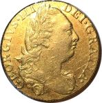 Великобритания 1776 г. • KM# 604 • гинея • Георг III • золото • регулярный выпуск • XF ( кат. - $1550 )