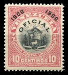 Венесуэла 1904 г. • SC# O20 • 10 c. • герб Венесуэлы • официальная почта • MNG OG XF