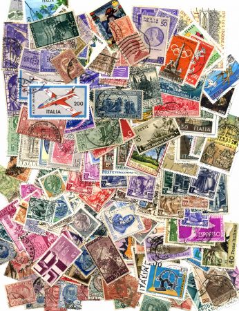 Италия • набор 50 разных старых марок • Used F-VF