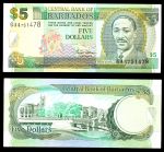 Барбадос 2000 г. • P# 61 • 5 долларов • Сэр Фрэнк Уоррелл • регулярный выпуск • UNC пресс