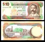 Барбадос 2012 г. • P# 68с • 10 долларов • Чарльз Дункан О'Нил • регулярный выпуск • UNC пресс